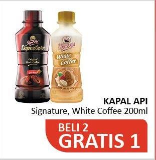 Promo Harga KAPAL API White Coffee Drink/Kopi Signature Drink  - Alfamidi