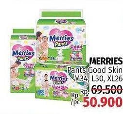Promo Harga Merries Pants Good Skin L30, XL26, M34 26 pcs - LotteMart