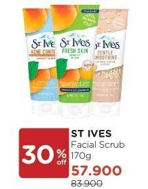 Promo Harga ST IVES Facial Scrub All Variants 170 gr - Watsons