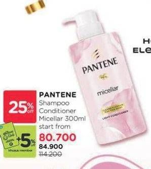 Harga Pantene Micellar Shampoo/Conditioner