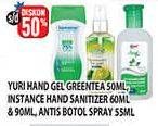 Promo Harga YURI/INSTANCE/ANTIS Hand Sanitizer  - Hypermart