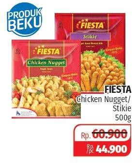 Promo Harga FIESTA Chicken Nugget/Stikie 500gr  - Lotte Grosir