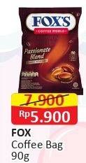Promo Harga FOXS Crystal Candy Coffee World 90 gr - Alfamart