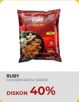 Promo Harga Ruby Chicken Katsu 500 gr - Yogya