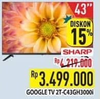 Promo Harga Sharp 2T-C43GH3000i  - Hypermart