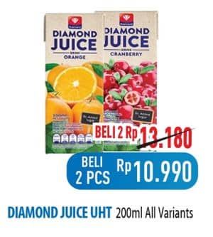 Promo Harga Diamond Juice All Variants 200 ml - Hypermart