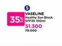 Promo Harga Vaseline Healthy Sun Block SPF 30 100 ml - Watsons