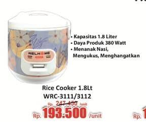 Promo Harga Welhome WRC-3111/3112  - Hari Hari