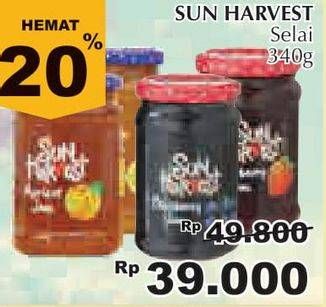 Promo Harga SUN HARVEST Fruit Jam 340 gr - Giant