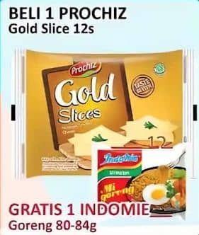 Promo Harga Prochiz Gold Slices 156 gr - Alfamart