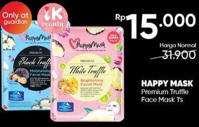 Promo Harga HAPPY MASK Premium Truffle Mask All Variants per 3 pcs - Guardian