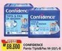 Promo Harga Confidence Adult Pants Tipis & Pas Di Badan L8, M10 8 pcs - Alfamart