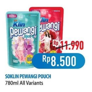 Promo Harga So Klin Pewangi All Variants 800 ml - Hypermart