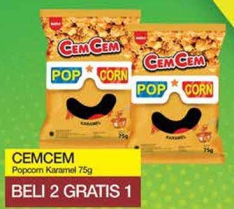 Promo Harga CEM-CEM Pop Corn Karamel 75 gr - Yogya