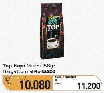 Promo Harga Top Coffee Kopi Murni 158 gr - Carrefour