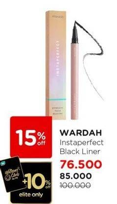 Promo Harga Wardah Instaperfect Liner  Black  - Watsons
