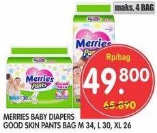 Promo Harga MERRIES Pants Good Skin M34, L30, XL26  - Superindo