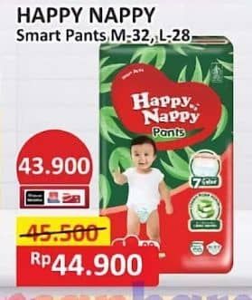 Promo Harga Happy Nappy Smart Pantz Diaper M32, L28 28 pcs - Alfamart