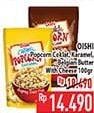 Promo Harga Oishi Popcorn Belgian Butter Cheese, Coklat, Karamel 100 gr - Hypermart