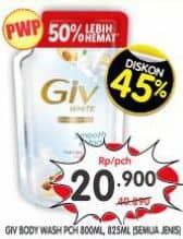 Promo Harga GIV Body Wash All Variants 800 ml - Superindo