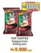 Promo Harga Top Coffee Cappuccino per 6 sachet 25 gr - Indomaret