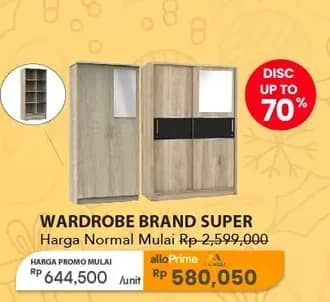 Promo Harga Aneka Wardrobe  - Carrefour