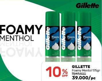 Promo Harga GILLETTE Foam Shave 175 gr - Guardian