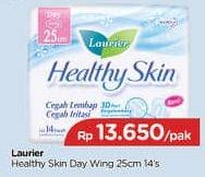 Promo Harga Laurier Healthy Skin Day Wing 25cm 14 pcs - TIP TOP