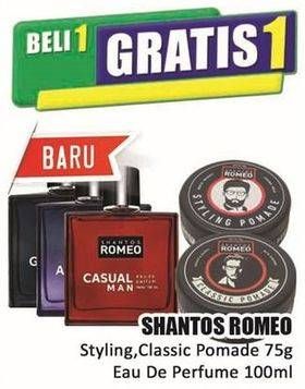 Promo Harga Shantos Romeo Styling Pomade/Eau De Perfume  - Hari Hari