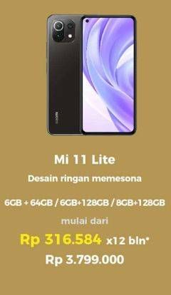 Promo Harga XIAOMI Mi 11 Lite  - Erafone