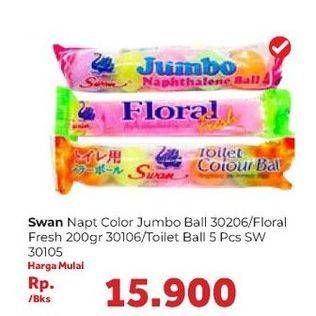 Promo Harga Swan Napt Color/Floral Fresh/Toilet Ball  - Carrefour