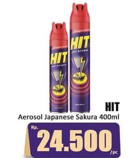 Promo Harga HIT Aerosol Japanese Sakura 400 ml - Hari Hari