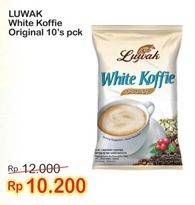 Promo Harga Luwak White Koffie Original 10 pcs - Indomaret