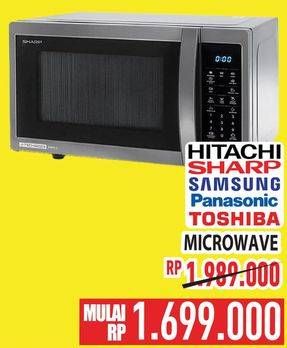 Promo Harga Hitachi/Sharp/Samsung/Panasonic/Toshiba Microwave  - Hypermart