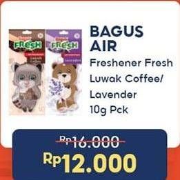 Promo Harga BAGUS Air Freshener Luwak Coffe, Lavender 10 gr - Indomaret