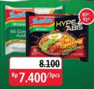 Promo Harga INDOMIE Mi Goreng Aceh/Hype Abis Ayam Geprek 85-91 g  - Alfamidi