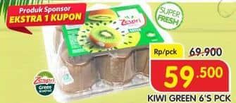 Promo Harga Kiwi Green 6 pcs - Superindo