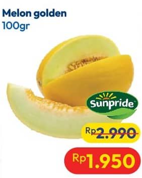 Promo Harga Melon Golden per 100 gr - Hypermart