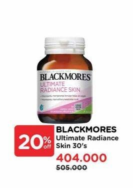 Promo Harga Blackmores Ultimate Radiance Skin 30 pcs - Watsons