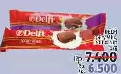 Promo Harga DELFI Chocolate Fruit Nut 27 gr - LotteMart