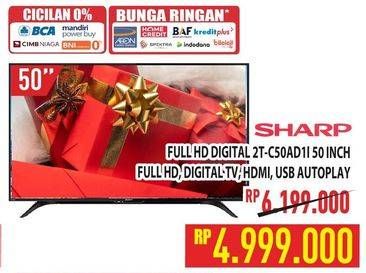 Promo Harga Sharp 2T-C50AD1i Full-HD 50"  - Hypermart