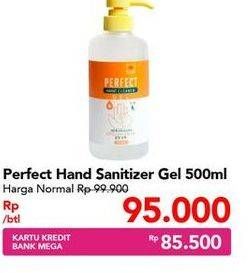 Promo Harga Perfect Hand Cleaner Gel 500 ml - Carrefour