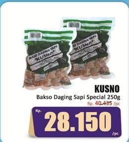 Promo Harga Kusno Bakso Sapi Spesial 250 gr - Hari Hari