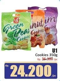 Promo Harga U1 Cookies 350 gr - Hari Hari