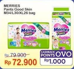 Promo Harga Merries Pants Good Skin M34, XL26, L30 26 pcs - Indomaret