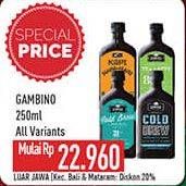 Promo Harga Gambino Coffee All Variants 250 ml - Hypermart