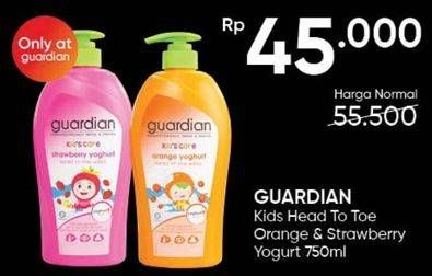 Promo Harga GUARDIAN Kids Yogurt Head To Toe Strawberry, Orange 750 ml - Guardian