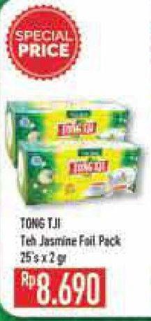 Promo Harga Tong Tji Teh Celup Foil Pack per 2 box 25 pcs - Hypermart