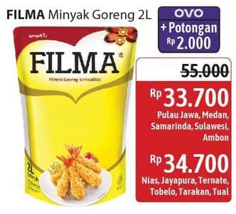 Promo Harga Filma Minyak Goreng 2000 ml - Alfamidi