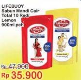 Promo Harga LIFEBUOY Body Wash Lemon Fresh, Total 10 900 ml - Indomaret